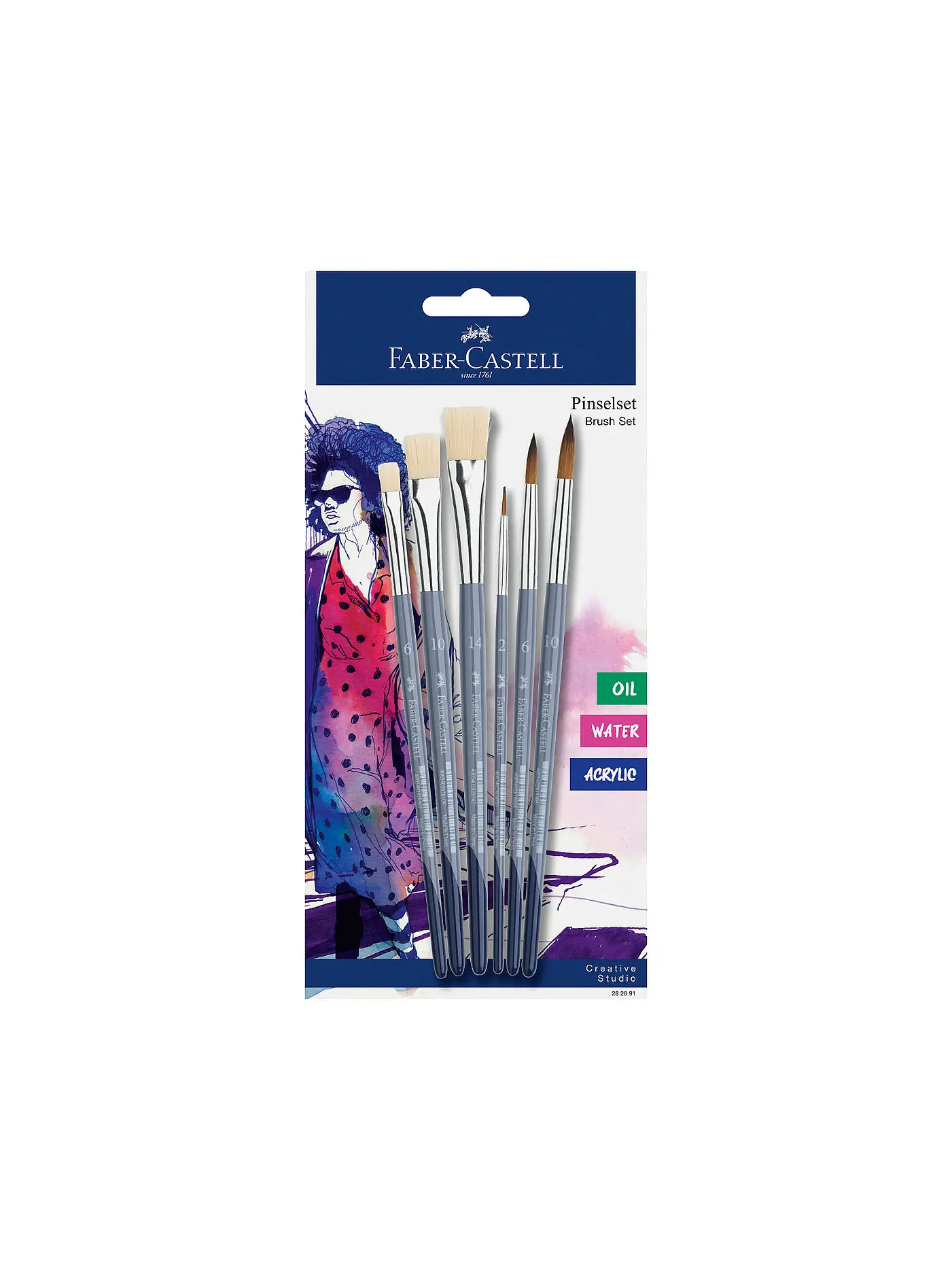 FABER-CASTELL |  Faber Pinsel Set 6tlg | 